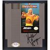 Image 2 : HULK HOGAN SIGNED AND CUSTOM FRAMED NINTENDO VIDEO GAME DISPLAY (PSA COA)