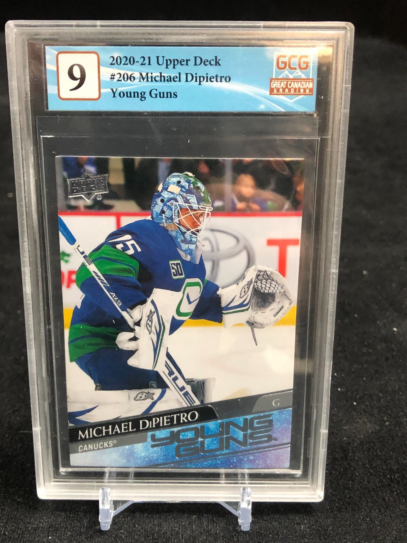 2020-21 UPPER DECK MICHAEL DIPIETRO YOUNG GUNS ROOKIE CARD (GCG 9)