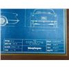 Image 2 : *RARE* 1977 ARTISTIC DESIGNS 1953 (FIRST YEAR) CORVETTE 'BLUEPLAQUES' 25 YEAR ANN. WALL PLAQUE 12X18