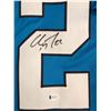 Image 2 : CHRISTIAN MCCAFFREY SIGNED CAROLINA PANTHERS FOOTBALL JERSEY (JSA COA)