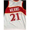 Image 1 : DOMINIQUE WILKINS SIGNED ATLANT HAWKS BASKETBALL JERSEY (JSA COA)
