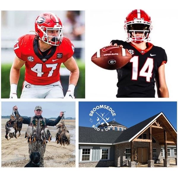 All-Inclusive Duck Hunt for Two with UGA Football Players Dan Jackson and Gunner Stockton at Broomse
