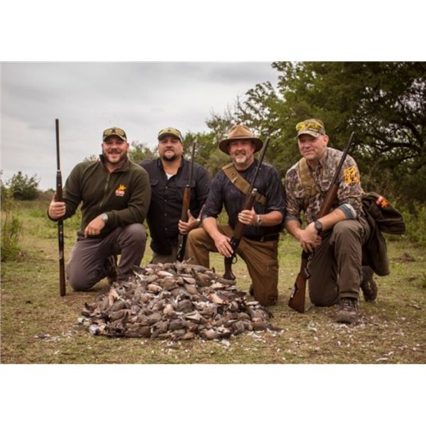 Four-Day High Volume Dove Hunt in Argentina for Four People