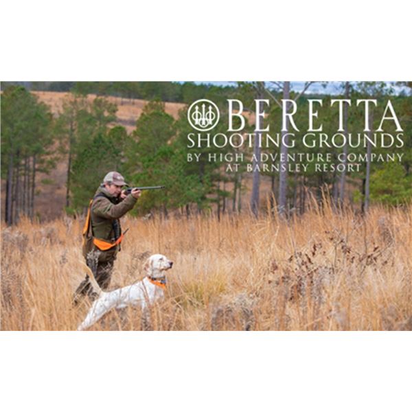Half-Day Quail Hunt for Two at the Beretta Shooting Grounds