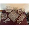 Image 2 : Lead Crystal Lot of Dishes and Serving Ware