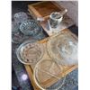 Image 2 : Cutting Board and Serving Dishes Lot