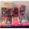 Image 1 : Lot of Barbie Collectible Dolls Still in the Packages RCMP Barbie Doll Case Disney Princess