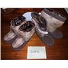 Image 1 : 2 x Pairs of Mukluks (Size 6) - Brand: Manitobah (Canadian and Indigenous Made!)