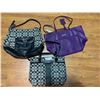 Image 1 : 3 x Women's Designer Coach Handbags