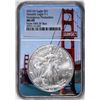 Image 1 : 2021-(S) Type 1 $1 American Silver Eagle Coin NGC MS69 From Fifth SF Box