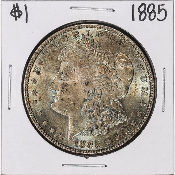 1885 $1 Morgan Silver Dollar Coin Nice Toning