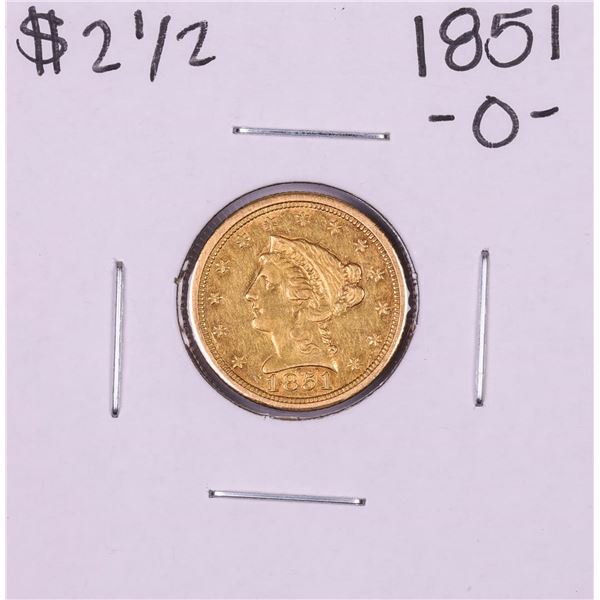 1851-O $2 1/2 Liberty Head Quarter Eagle Gold Coin