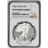 Image 1 : 1986-S $1 Proof American Silver Eagle Coin NGC PF69 Ultra Cameo