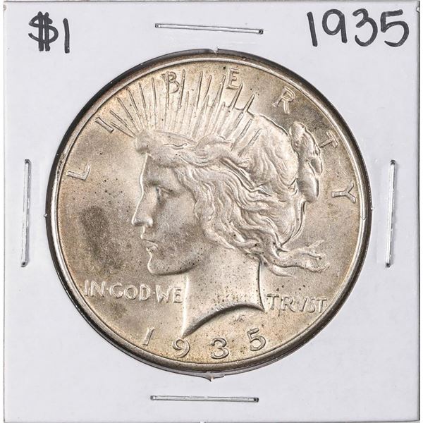 1935 $1 Peace Silver Dollar Coin