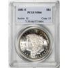Image 1 : 1881-S $1 Morgan Silver Dollar Coin PCGS MS66 Amazing Toning