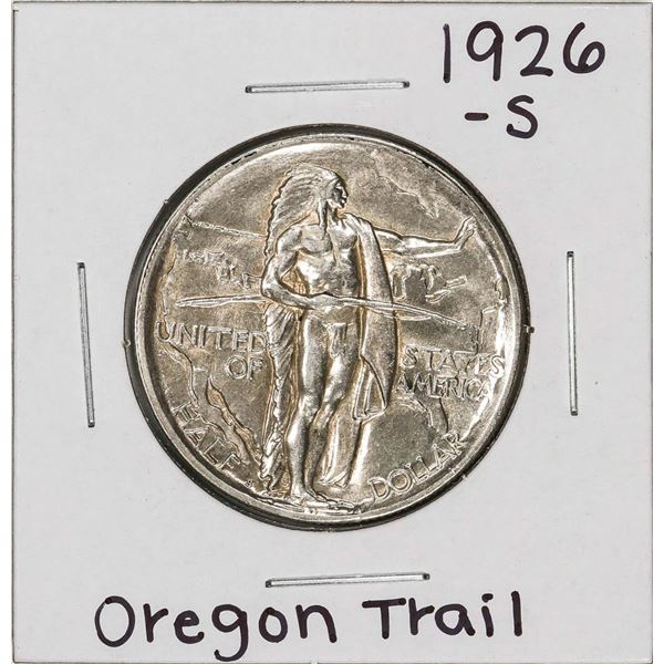 1926-S Oregon Trail Memorial Commemorative Half Dollar Coin