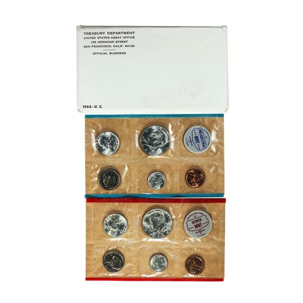 1964 P & D United States Uncirculated Mint Set