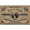 Image 1 : March 3, 1863 Third Issue Three Cents Fractional Currency Note