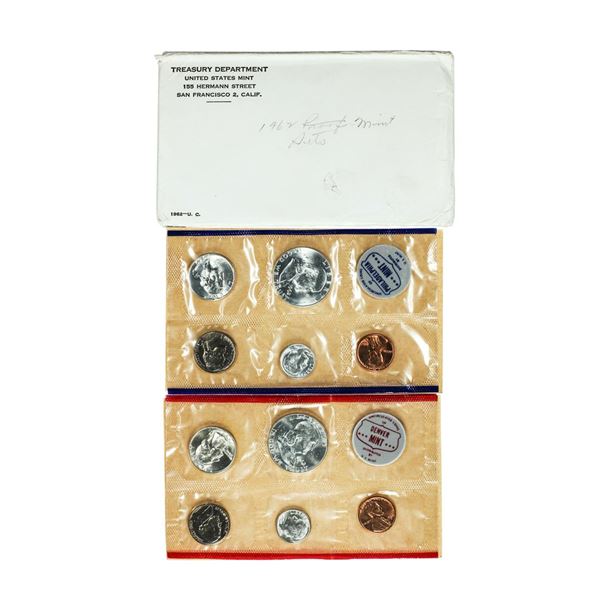 1962 P & D United States Uncirculated Mint Set