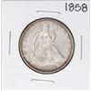 Image 1 : 1858 Seated Liberty Half Dollar Coin