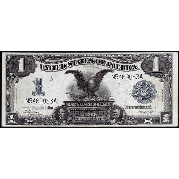 1899 $1 Black Eagle Silver Certificate Note
