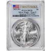 Image 1 : 2021-(W) Type 2 $1 American Silver Eagle Coin PCGS MS70 First Strike