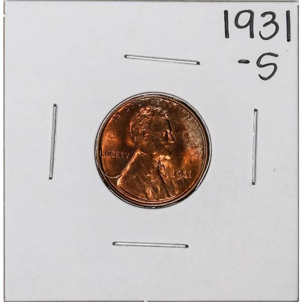 1931-S Lincoln Wheat Cent Coin