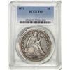 Image 1 : 1871 $1 Seated Liberty Silver Dollar Coin PCGS F12