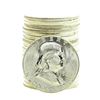 Image 1 : Roll of (20) Brilliant Uncirculated 1963 Franklin Half Dollar Coins