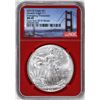Image 1 : 2021-(S) Type 1 $1 American Silver Eagle Coin NGC MS69 From First 50 SF Boxes