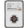 Image 1 : 1886 Type 1 Proof Indian Head Cent Coin NGC PF65RB