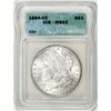 Image 1 : 1884-CC $1 Morgan Silver Dollar Coin GSA Hoard ICG MS63