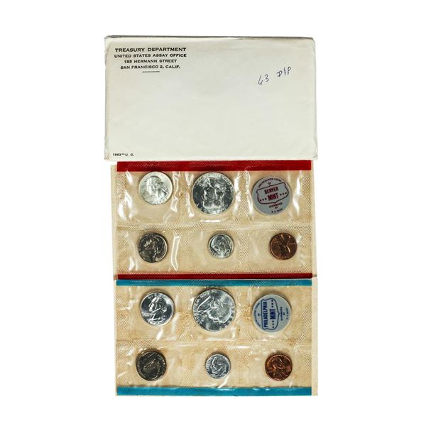 1963 P & D United States Uncirculated Mint Set
