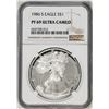 Image 1 : 1986-S $1 Proof American Silver Eagle Coin NGC PF69 Ultra Cameo
