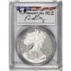 Image 1 : 2007-W $1 Proof American Silver Eagle Coin PCGS PR69DCAM Edmund Moy Signature