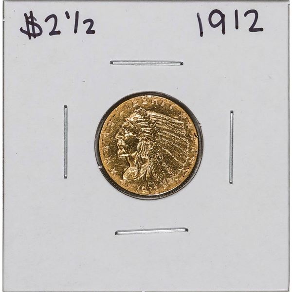 1912 $2 1/2 Indian Head Quarter Eagle Gold Coin