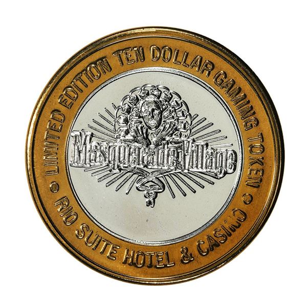 .999 Silver Rio Suite Hotel & Casino Las Vegas $10 Limited Edition Gaming Token