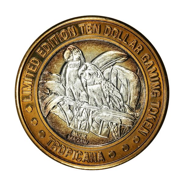 .999 Fine Silver Tropicana Las Vegas, NV $10 Limited Edition Gaming Token