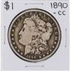 Image 1 : 1890-CC $1 Morgan Silver Dollar Coin