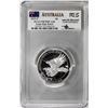 Image 1 : 2015-P Australia $8 Wedge-Tailed Eagle High Relief 5oz Coin PCGS PR70DCAM Mercanti Sig