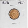 1927 $2 1/2 Indian Head Quarter Eagle Gold Coin