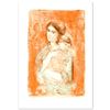 Hibel (1917-2014) "Leona And Baby" Limited Edition Lithograph On Paper