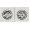 Image 2 : Lot of (2) 1992 $1 American Silver Eagle Coins