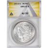 1891-CC $1 Morgan Silver Dollar Coin ANACS AU53