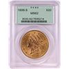 Image 1 : 1896-S $20 Liberty Head Double Eagle Gold Coin PCGS MS62 Old Green Holder