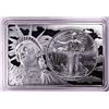 1996 $1 American Silver Eagle Coin & 2oz Silver Bar Set