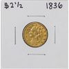 1836 $2 1/2 Classic Head Quarter Eagle Gold Coin