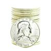 Roll of (20) Brilliant Uncirculated 1963 Franklin Half Dollar Coins