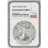 Image 1 : 1997-P $1 Proof American Silver Eagle Coin NGC PF69 Ultra Cameo