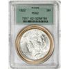 Image 1 : 1922 $1 Peace Silver Dollar Coin PCGS MS62 Old Green Holder
